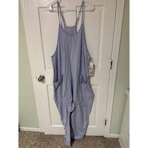 Free People FP Movement x Hatch Hot Shot Onesie Orchid Purple Jumpsuit XL NEW